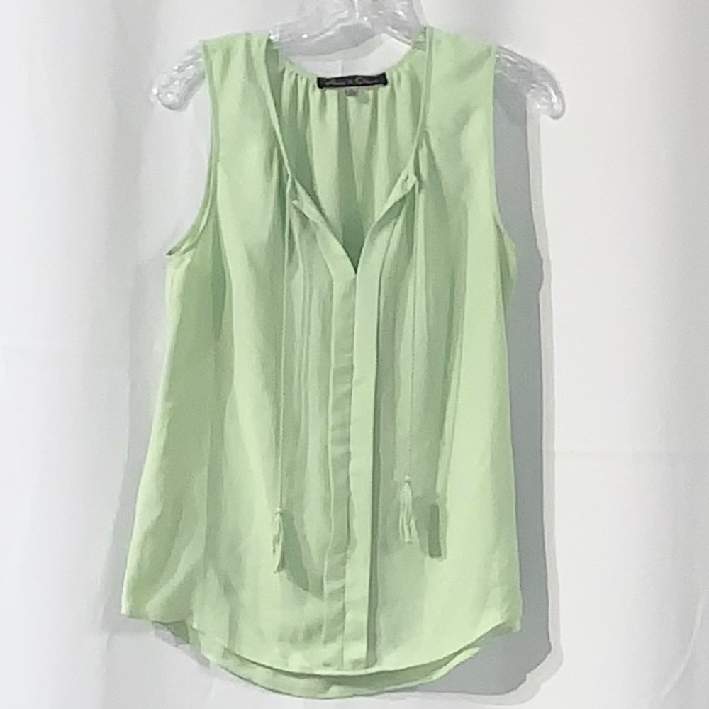 Rose and Olive Sleeveless Blouse